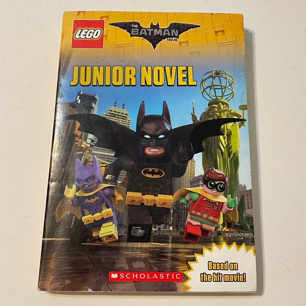 LEGO Batman Junior Novel Paperback Book by Jeanette Lane